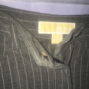 Michael Kors Pinstripe Size 2P Wide Leg Pant